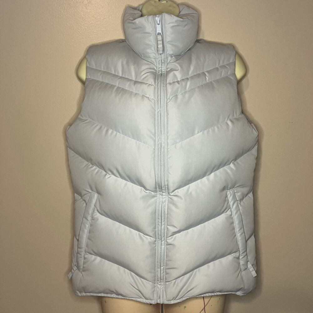 Columbia Women’s Light Powder Baby Blue Down Filled Puffer Vest Size Small